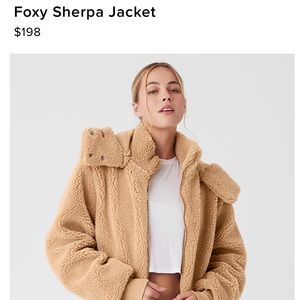 Foxy Sherpa jacket in medium